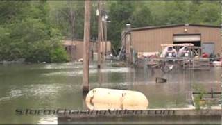 4302011 Branson MO Lake Taneycomo Flooding [upl. by Boyt957]