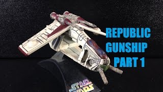 Star Wars Titanium Republic Gunship Part 1 [upl. by Rebane442]