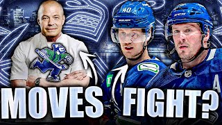 PATRIK ALLVIN MAKES TWO SMART ROSTER MOVES  ELIAS PETTERSSON amp JT MILLER FIGHT  CANUCKS PRACTICE [upl. by Richlad635]