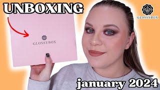 GLOSSYBOX JANUARY 2024 SPOILERS 😱  AD  makeupwithalixkate [upl. by Carolan602]