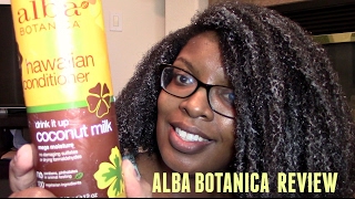 Product Review Alba Botanica Coconut Milk Conditioner [upl. by Devi]