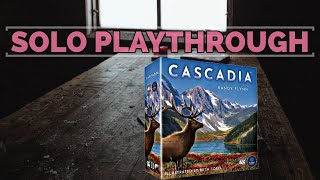 Cascadia  How to Play  Solo Playthrough [upl. by Neerroc]