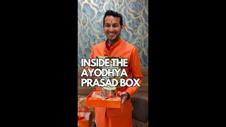 Whats inside the prasad box at ayodhya [upl. by Berti]