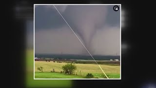 Tornado spotted near Windthorst Texas [upl. by Boyce]