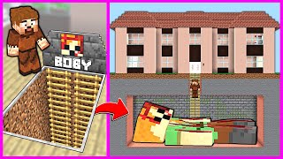 FAKİRİN EVİNİN ALTINDA ESRARENGİZ BOBBY MEZARI BULDUK 😲  Minecraft [upl. by Jobie]