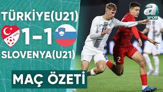 Türkiye U21 11 Slovenya U21 MAÇ ÖZETİ Hazırlık Maçı  17112023 [upl. by Eittap]