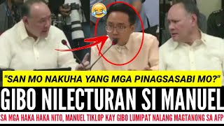 RAOUL MANUEL DUR0G NG LECTURAN NI GIBO SA MGA MALING BANAT NITO MANUEL TIKLOP DI UMUBRA KAY GIBO [upl. by Adlei]