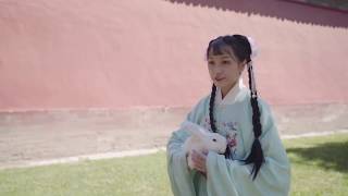 Chinese hanfu girl in forbidden city in Beijing [upl. by Ilise719]