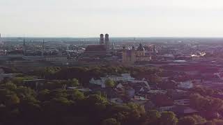 München Englischer Garten im 4K Vogelflug [upl. by Afnin]