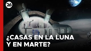 EEUU  La NASA planea la construcción de La Luna y en Marte [upl. by Ruiz307]