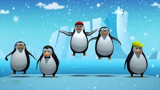 Five Little Penguins  Nursery Rhymes  Kids Songs  Baby Song For Children [upl. by Indyc]