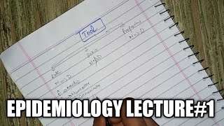 epidemiology lecture part1  community medicine videos [upl. by Sido]