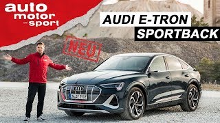 Audi etron Sportback Mehr als ein neues Dach  SitzprobeReview  auto motor und sport [upl. by Posner]