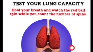 Check your Lungs Capacity in Just 1 Min [upl. by Dlaregztif]