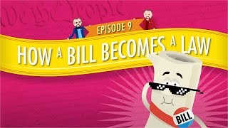 How a Bill Becomes a Law Crash Course Government and Politics 9 [upl. by Fermin44]