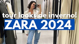 ZARA TOUR  INVERNO 2024  NEW IN winter  Nova Coleção  Looks de Frio e Super Polêmicos  BANGKOK [upl. by Noelle]