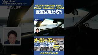 Vector 4Seasons HybridとGEN 3比較！shorts グッドイヤー オールシーズンタイヤ [upl. by Eusassilem]