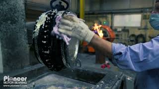 Centrifugal Casting of a Babbitt Bearing at Pioneer Motor Bearing Co [upl. by Aronson744]