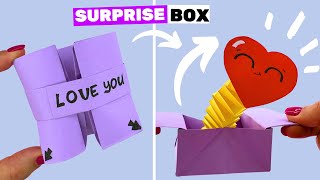 Amazing POP UP box idea Birthday card surprise idea [upl. by Nova]