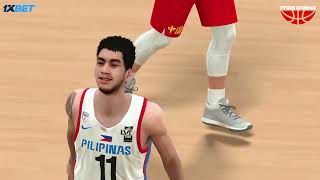 GILAS PILIPINAS vs CHINA  NBA2K24 PC Gameplay  August 13 2024  FIBA2K CPU vs CPU [upl. by Irahcaz]