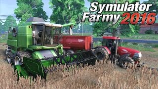 Symulator Farmy 2016 10  żniwa pszenicy  gameplay pl [upl. by Eignat]