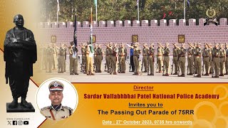 Passing Out Parade  75RR Batch 2022 27th October 2023 [upl. by Eillim]