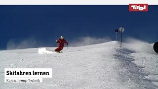 Skifahren lernen 5 Tipps zur Kurzschwung Technik I Skikurs ⛷ [upl. by Anerb]