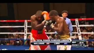 Paul Williams vs Erislandy Lara [upl. by Aerdnaxela815]