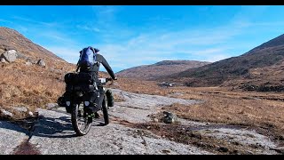 20229  Off road cycling in Scotland  Loch Etive to Kinloch Rannoch [upl. by Adnov]