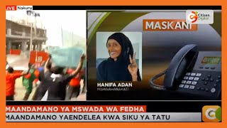 Hanifa Adan asema maandamano dhidi ya mswada wa fedha utaendelea liwe liwalo [upl. by Neivad376]