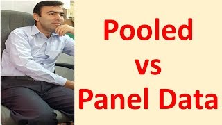 Pooled Data vs Panel Data  Examples of pooled data  examples of panel data in urdu hindi [upl. by Acceber]