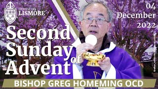 Catholic Mass Today Second Sunday of Advent 04 Dec 2022 Bishop Greg Homeming Lismore Australia [upl. by Karol]