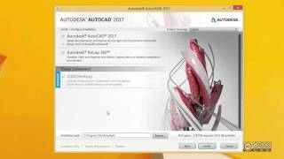 AutoCAD 2017  Installation [upl. by Hgielhsa]