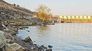 Lets do some Dam Fishing Tennesseeriver Dam Tennessee Skipjack Catfishing Fishing [upl. by Nrublim]