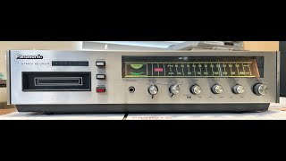 Vintage Panasonic RS 817S Stereo 8 Track Recorder AMFM Stereo Tested [upl. by Keraj]