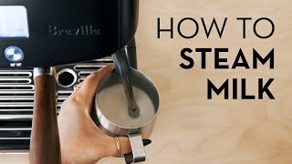 How to Steam Milk for Lattes A Beginners Guide [upl. by Tnerb393]