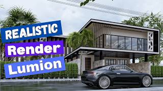 Realistic Render Setting  Exterior Rendering Tutorial in Lumion Pro 125 [upl. by Nolrak343]