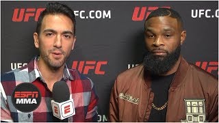 Tyron Woodley focusing on Kamaru Usman and no one else  ESPN MMA [upl. by Aivatnohs]