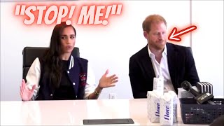 Meghan MASSIVE Interrupt Harry’s Annoyed mid clip [upl. by Veriee]