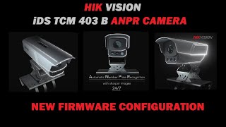 Hikvision iDSTCM403B ANPR configuration [upl. by Essirahs625]