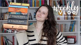 book unhaul summer reading plans and wedding prep  weekly vlog [upl. by Lamiv]