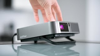 ViewSonic M2E  Kino für Zuhause amp Unterwegs  LED Beamer für YouTube Netflix amp co [upl. by Nnor]