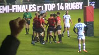 Rugby Top14 RCT Toulon vs Oyonnax Essai Maa Nonu Stade Mayol Live TV Sports 20172018 [upl. by Prowel]