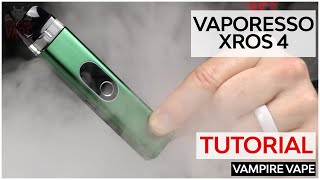 Vaporesso Xros 4 Tutorial [upl. by Bordiuk]