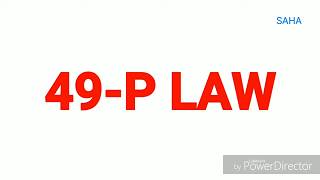 49P Law 49p சட்டம் [upl. by Foah]