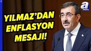 Cumhurbaşkanı Yardımcısı Cevdet Yılmaz quotOVPde Temel Amaç Enflasyonu Düşürmekquot l A Para [upl. by Jaehne]