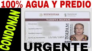 100 DESCUENTO AGUA Y PREDIAL CON INAPAM AQUÍ REQUISITOS Y MÁS [upl. by Aicek753]