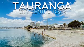 TAURANGA CITY CENTRE TOUR  NEW ZEALAND TRAVEL VLOG [upl. by Wilcox]