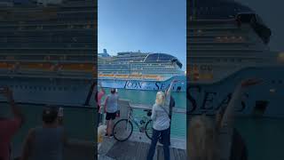 Icon of The Seas Makes a Grand Entrance at Port of Miami [upl. by Ebaj]