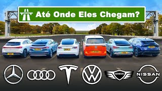 Eu dirigi esses NOVOS carros elétricos até MORREREM [upl. by Akierdna]